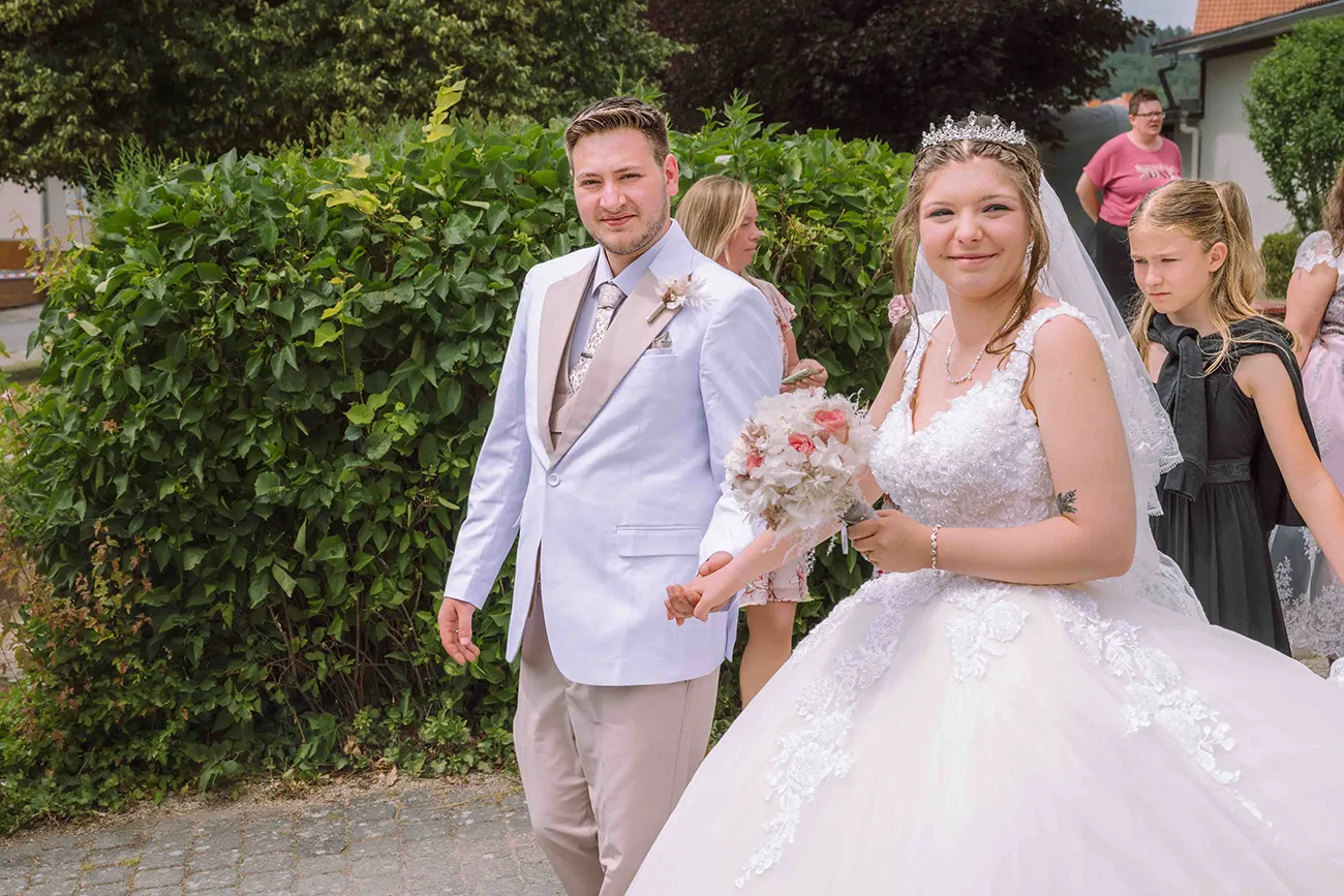 Das glückliche Brautpaar, Hochzeitsreportage