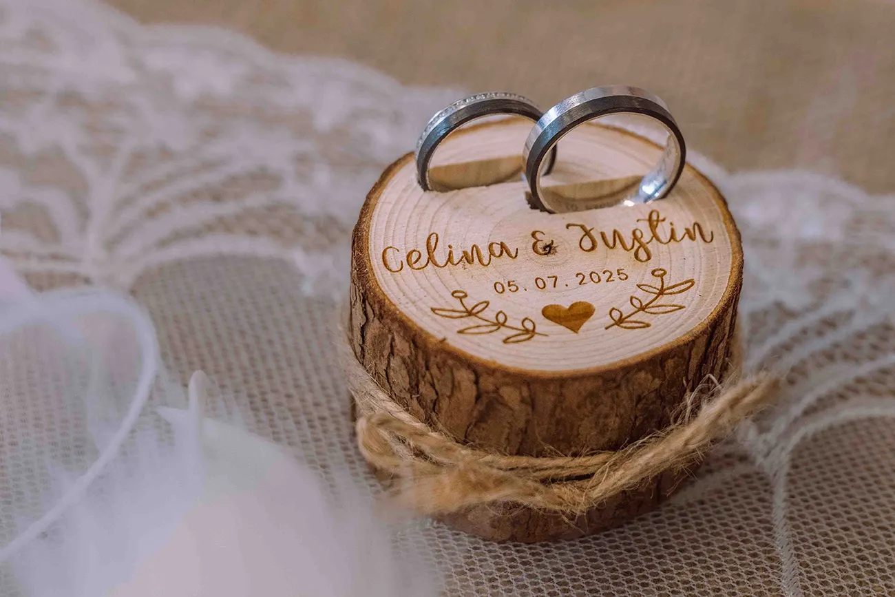 Hochzeitsreportage Ringstillleben bei der Hochzeit