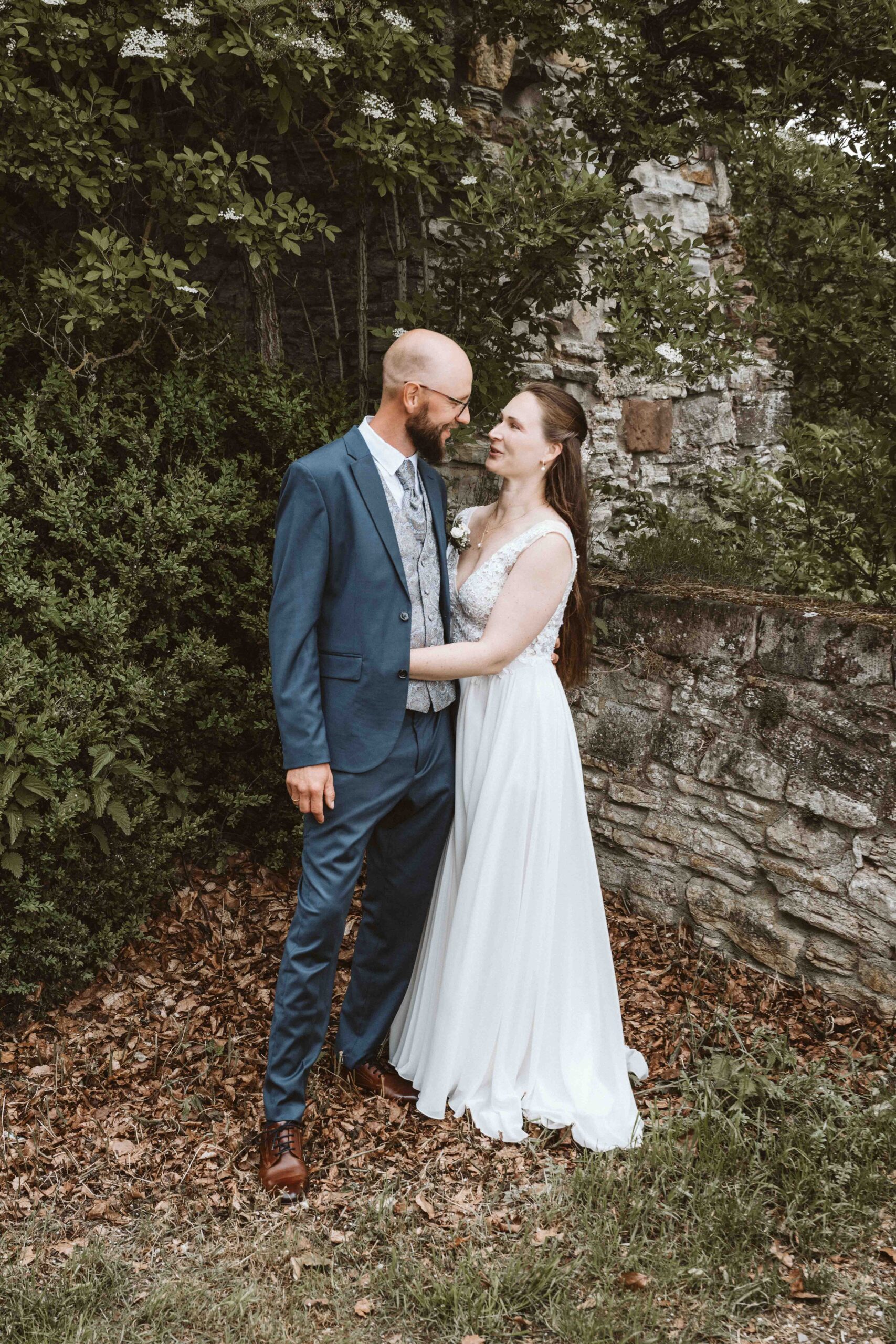 Hochzeitsreportage, Brautpaar shooting bei der Hochzeit