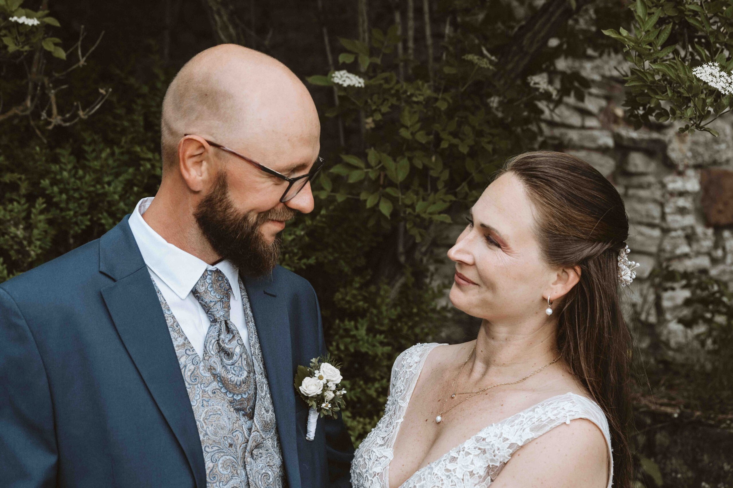 Brautpaar beim Shooting