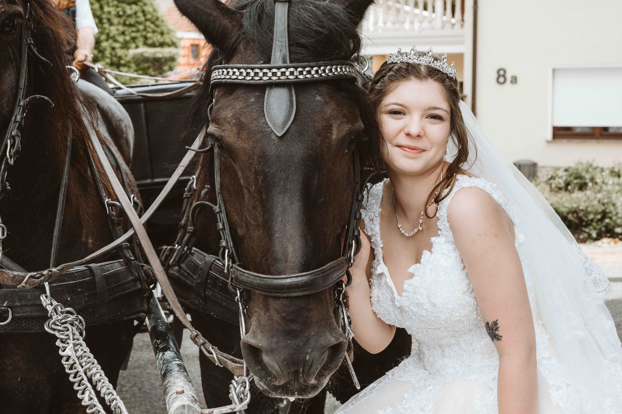 Die Braut mit dem Kutschpferd