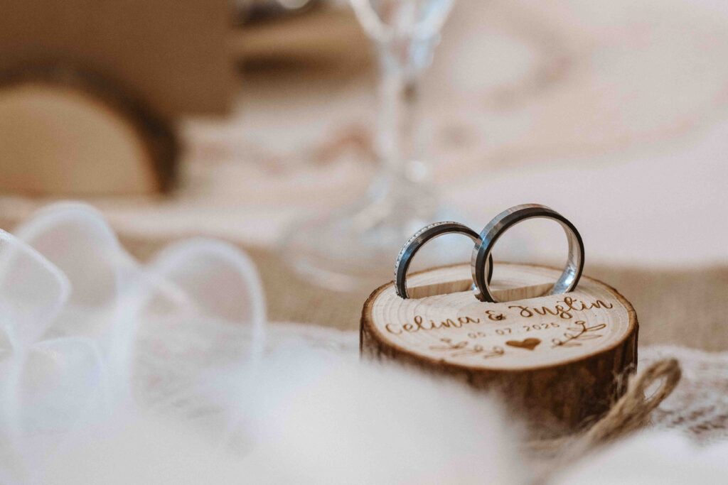 Hochzeitsreportage Ringstillleben bei der Hochzeit