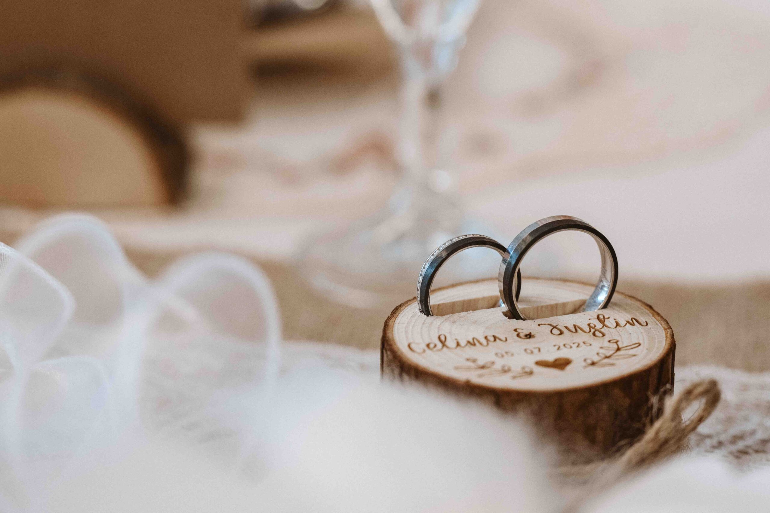Hochzeitsreportage Ringstillleben bei der Hochzeit